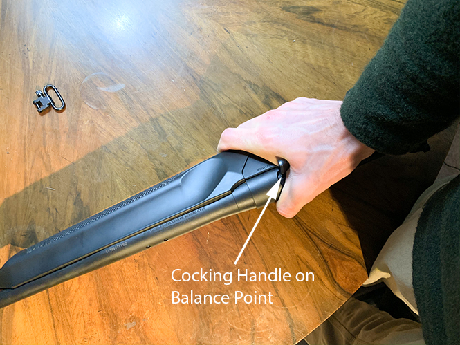 Awkward Balance Point due to cocking handle