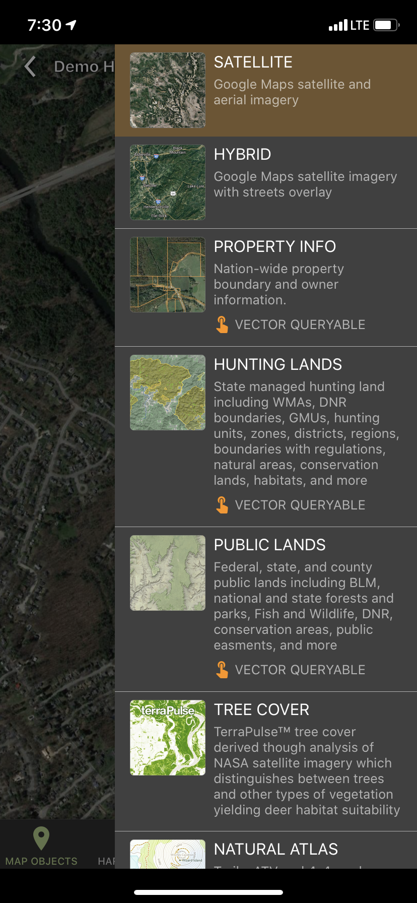 A Few of Many HuntStand Maps
