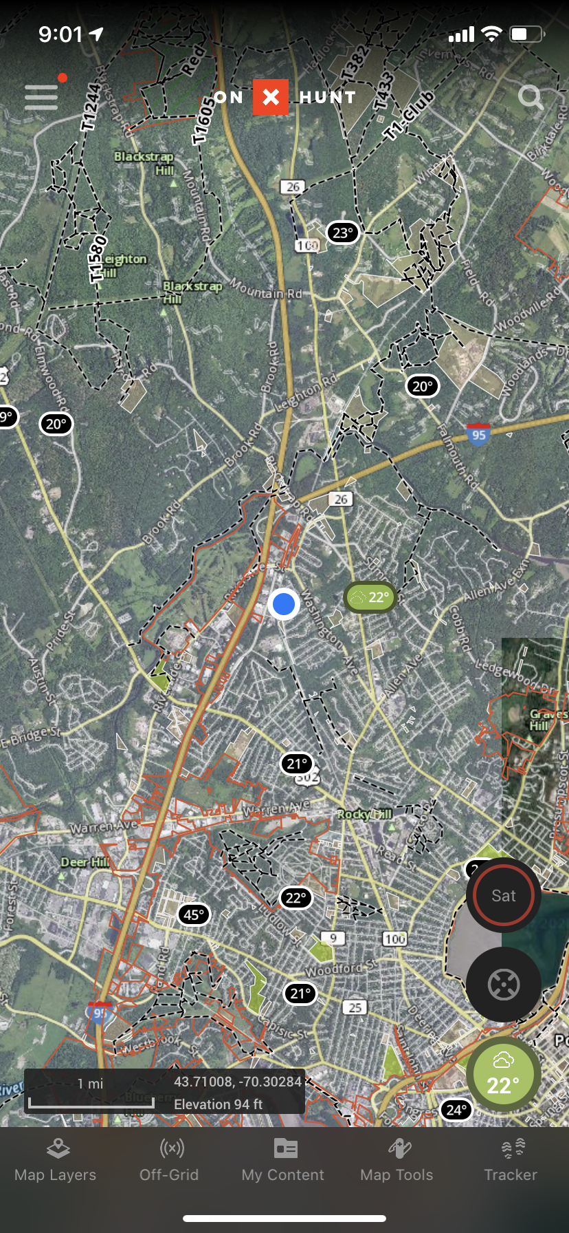 1 GPS Hunting App, Land Maps, Aerial Imagery & Tracking