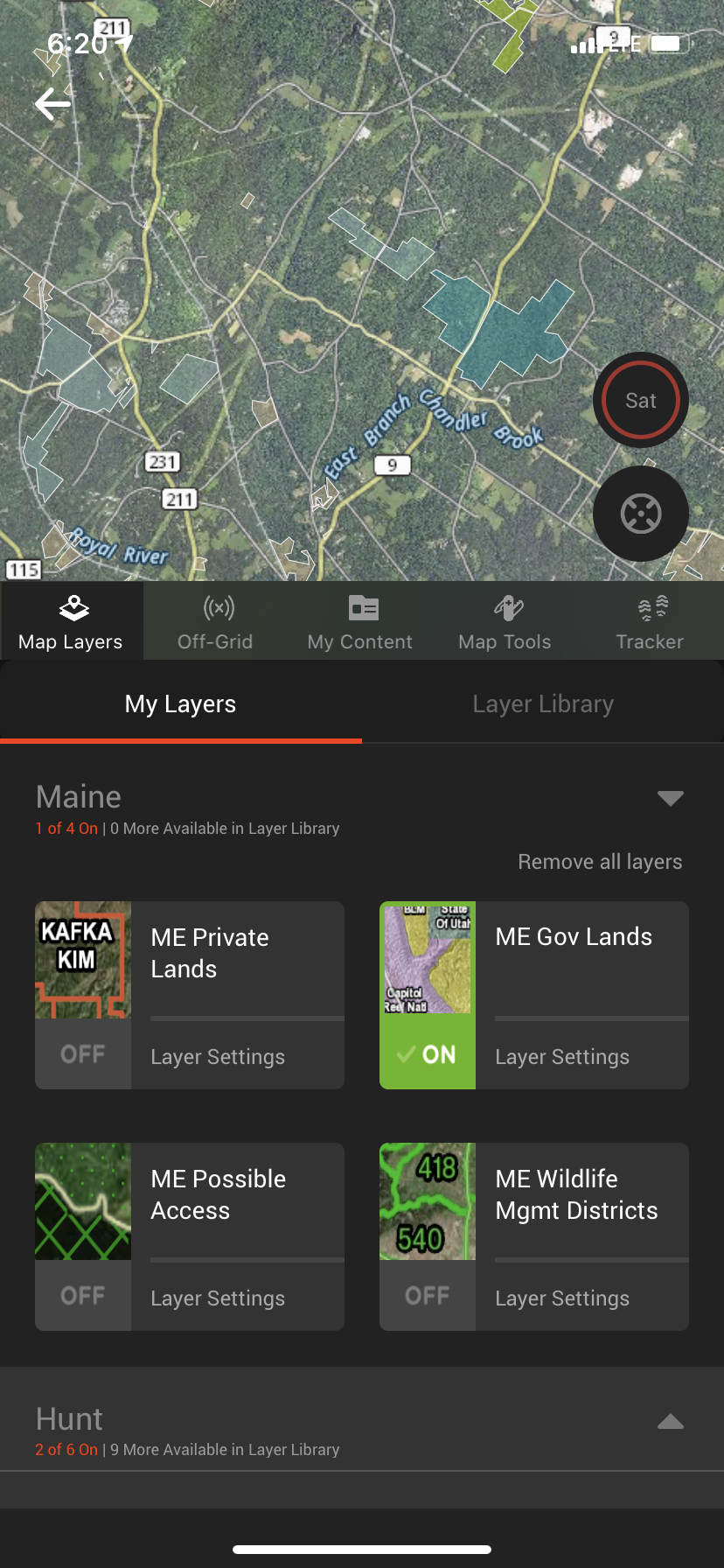 OnX Hunt Map Quick Toggle Button