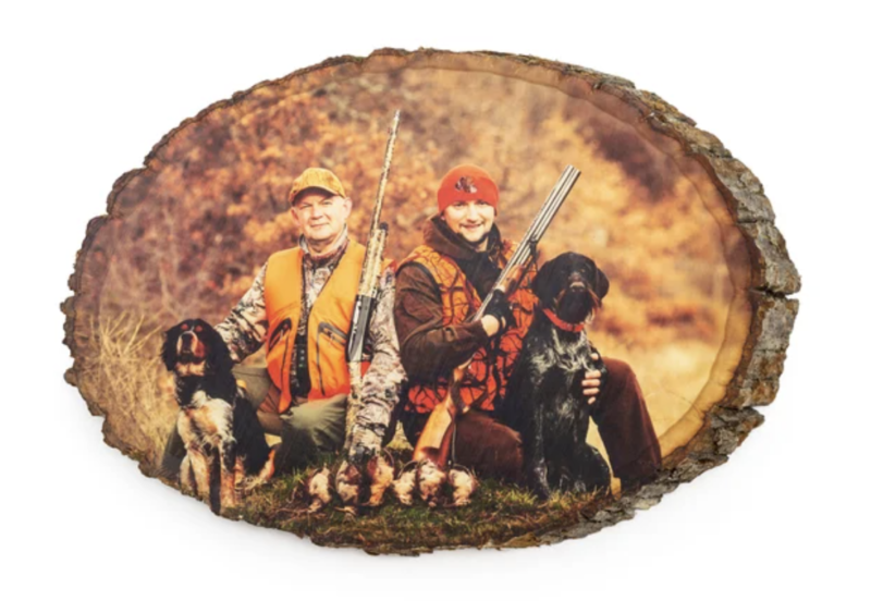 personalized wood printed photo Christmas Gifts For Hunters
