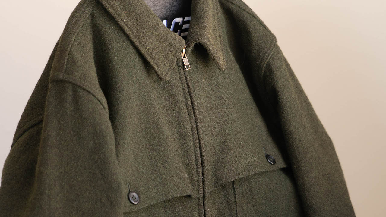 Wool hunting online jacket