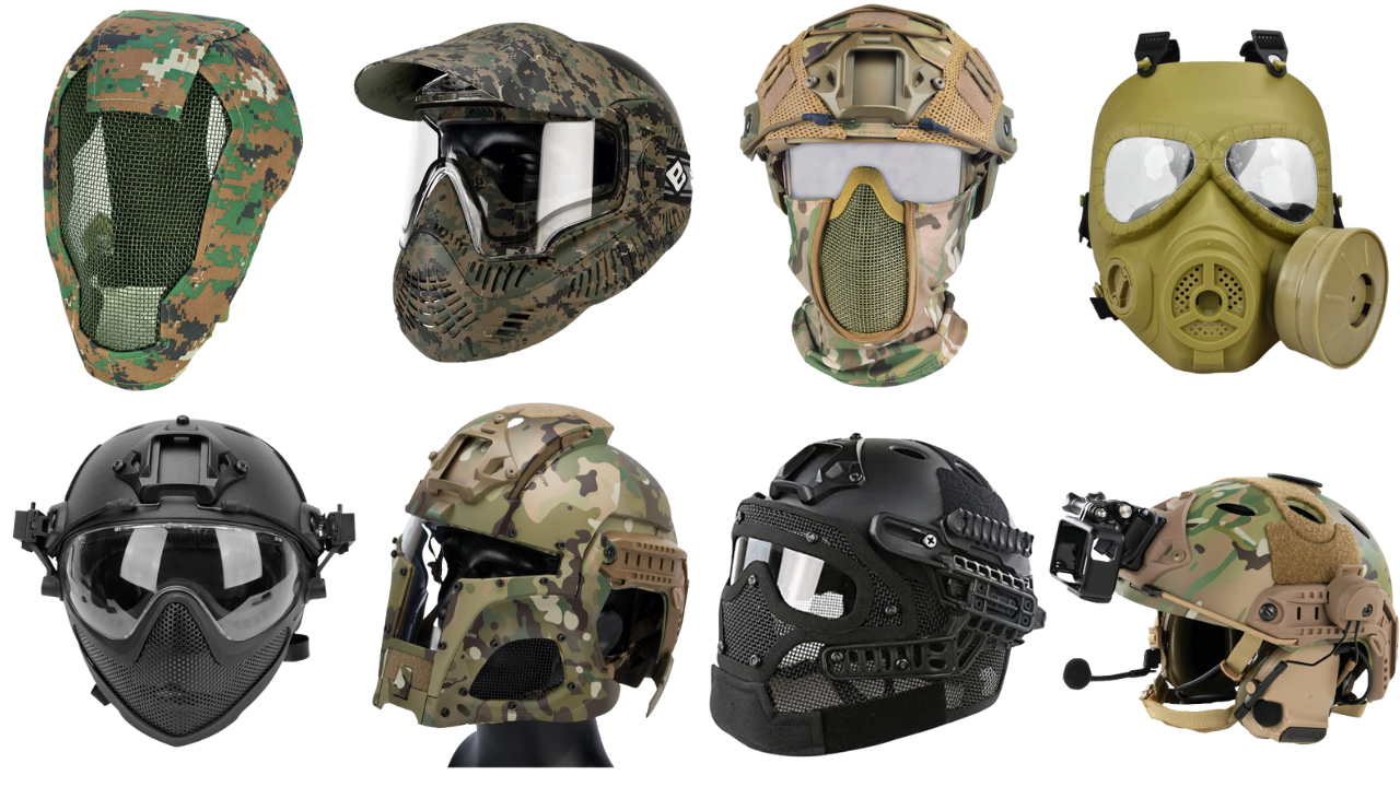Best Airsoft Helmets (Full Face, Tactical, with Mask)