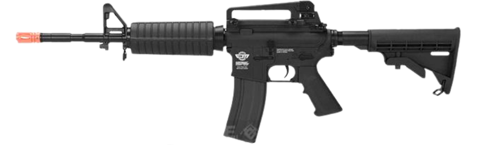 CYMA AEG Mag Compatible Full Size M4 Airsoft Spring Powered Rifle (Model:  CQB-R), Airsoft Guns, Air Spring Rifles -  Airsoft Superstore