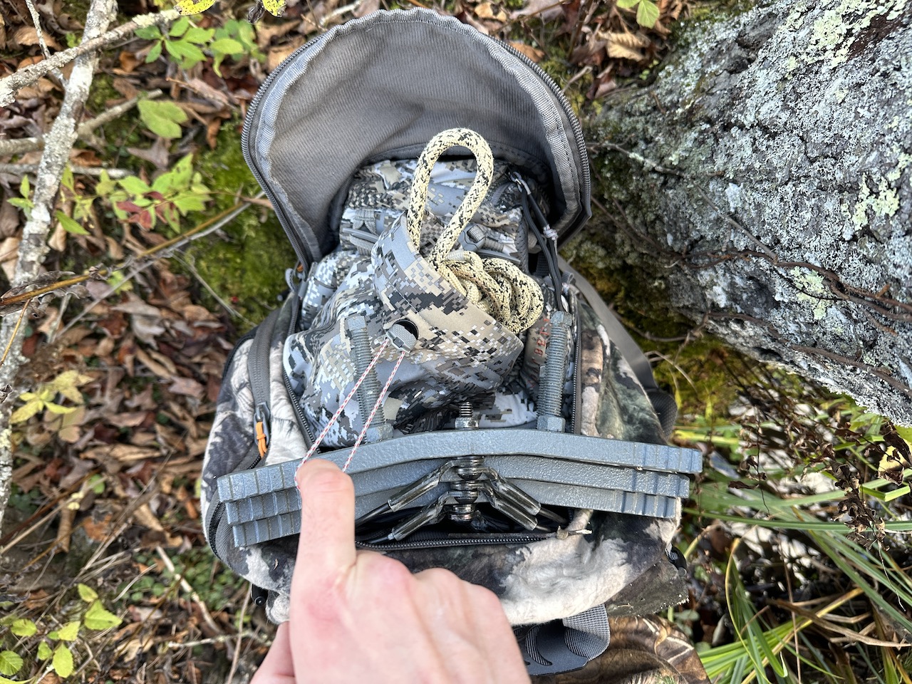 Fitting the Sitka Tool Belt into a Backpack