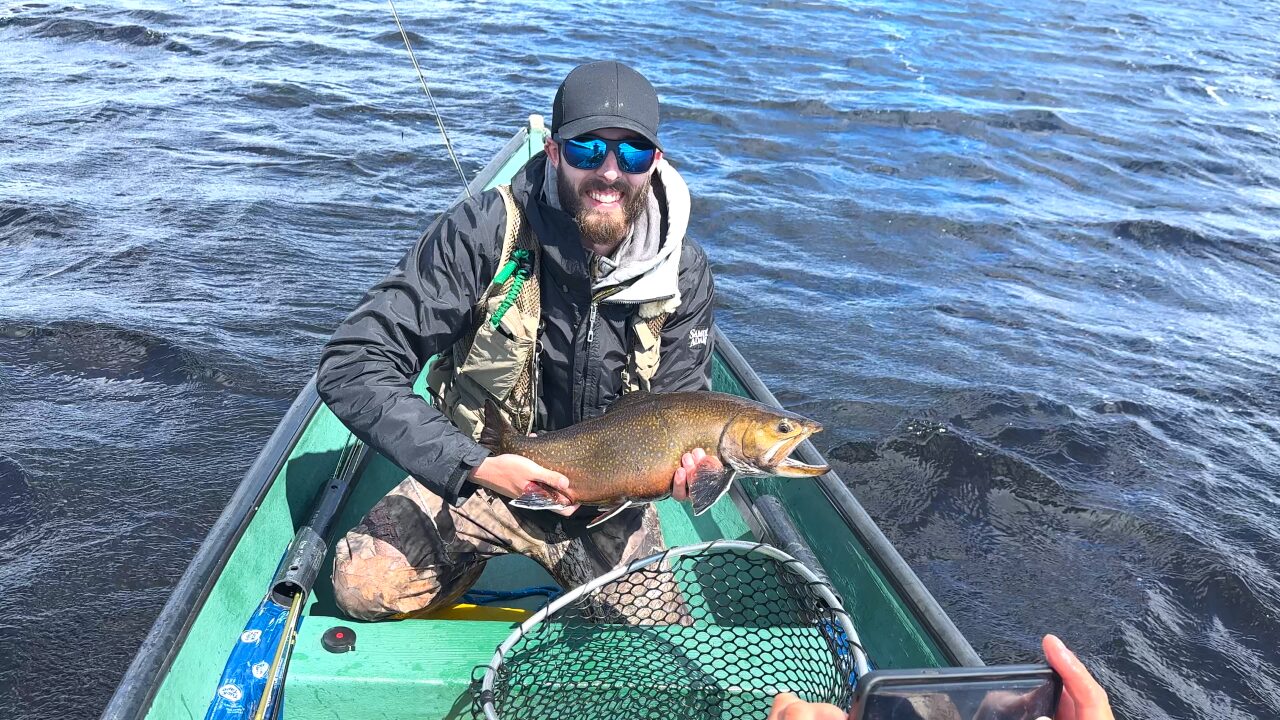 My Trophy Brook Trout I Caught on Eagle River